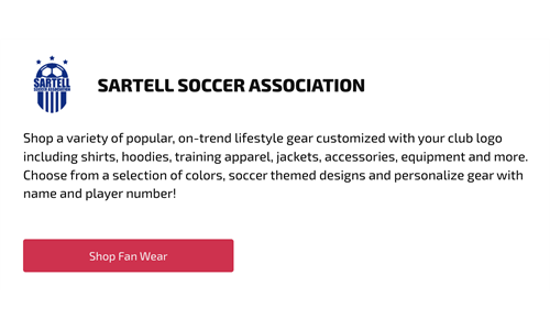 Custom SSA Fanwear, Warmups, Training Gear and More from Soccer.com!