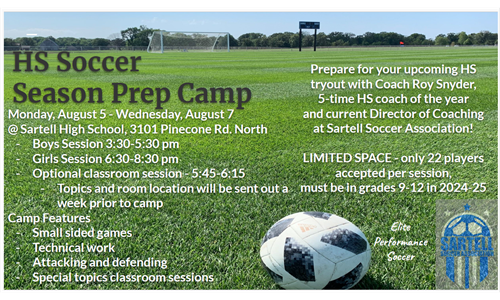 HS Soccer Season Prep Camp